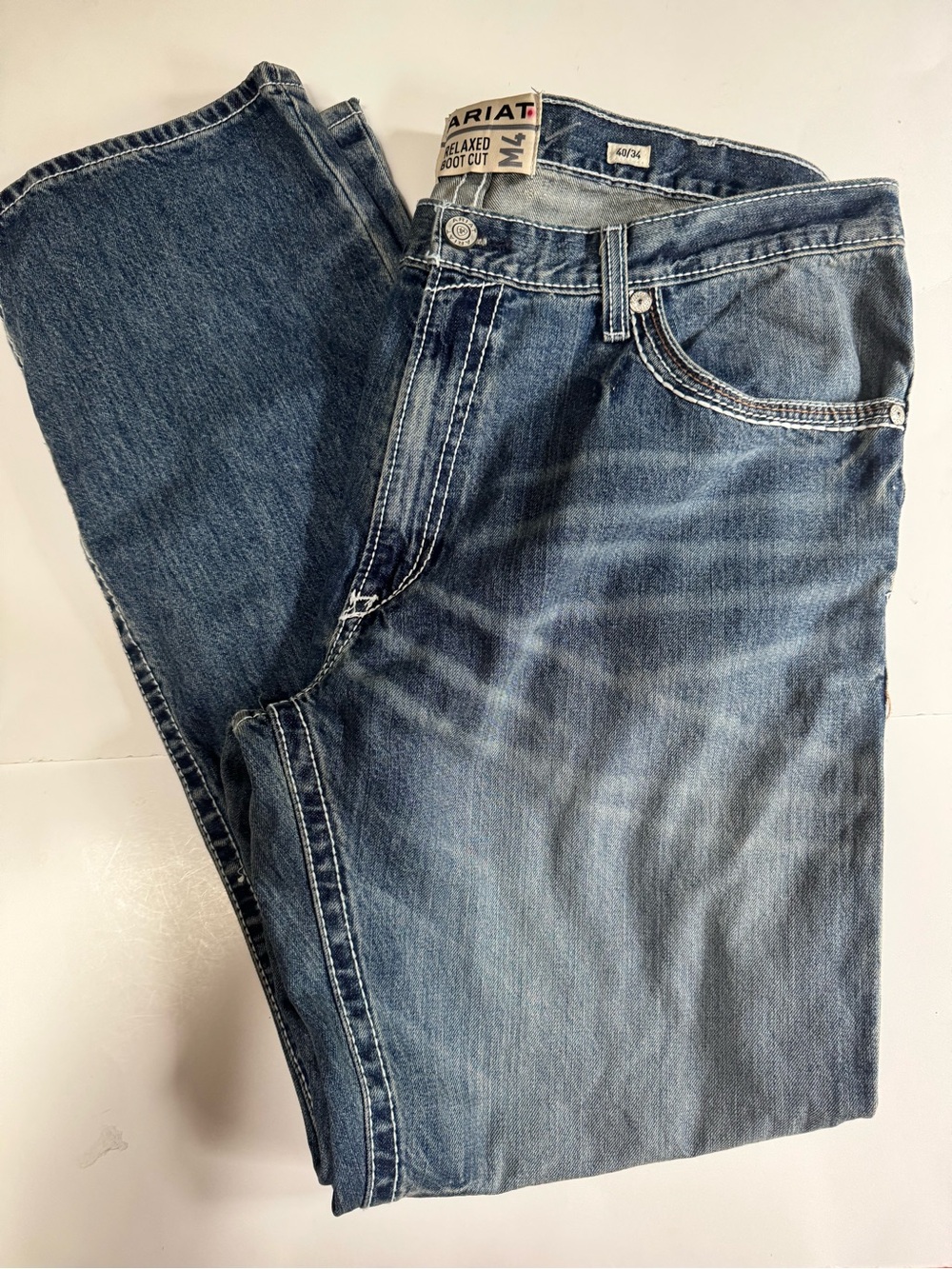 NWT! Ariat M4 Jeans Men’s 40x34 Relaxed Bootcut Western Work Denim